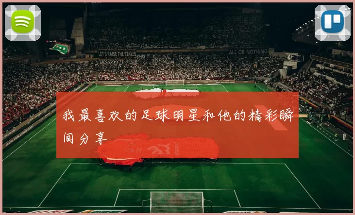 我最喜欢的足球明星和他的精彩瞬间分享